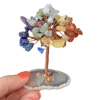Assorted Crystal Tree Includes Agate Base with Crystals