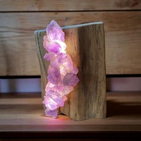 Amethyst Crystal Lamp - Handcrafted With Love