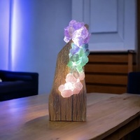 Mixed Quartz Crystal Lamp -  Handcrafted With Love