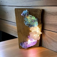 Mixed Quartz Crystal Lamp -  Handcrafted With Love