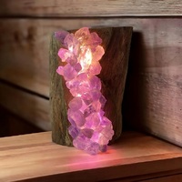 Amethyst Crystal Lamp - Handcrafted With Love