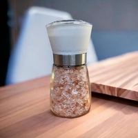 Gourmet Food Grade Himalayan Salt Grinder - Includes Salt