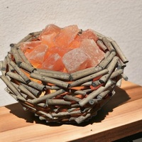 Rustic Round Timber Fire Basket