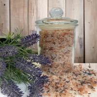 Himalayan Bath Salt Infused with Lavender Essential Oil - 1kg Jar 