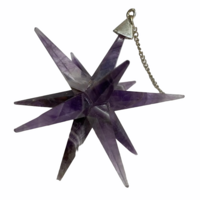 Amethyst Crystal Star With Chain