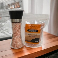 Gourmet Himalayan Salt Grinder plus 250g Refill Packet 