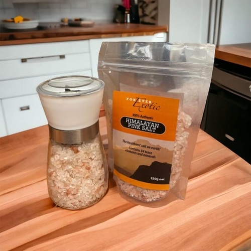 Gourmet Himalayan Salt Grinder plus 1kg Refill Packet 