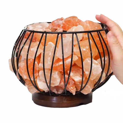 Pumpkin Cage Salt Basket 