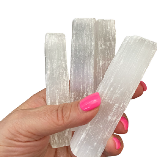 Selenite Crystal Pieces - x4