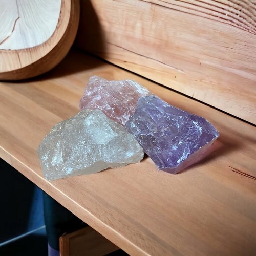 Crystal Package - Amethys, Rose Quartz & Clear Quartz