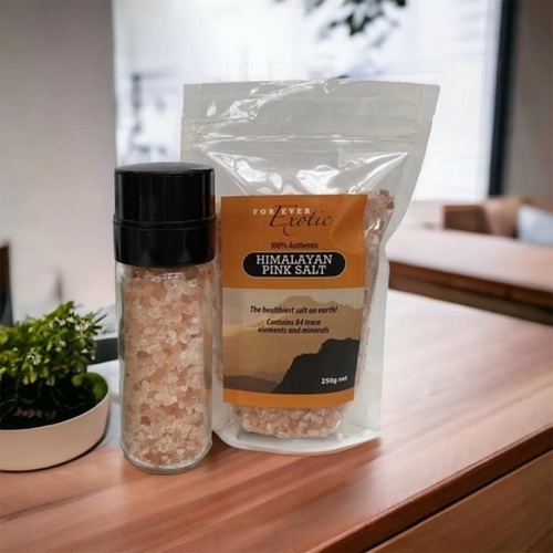 Gourmet Himalayan Salt Grinder - Plus Refill Packet 250g
