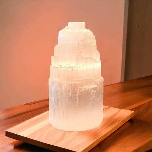 Selenite Lamp – 20cm