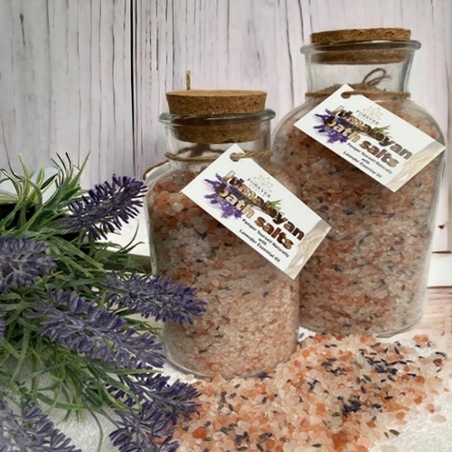 Himalayan Bath Salt Infused with Lavender Essential Oil - 700g & 1.5kg 