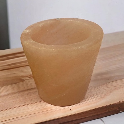 Himalayan Salt Tealight Candle Holder - Cup